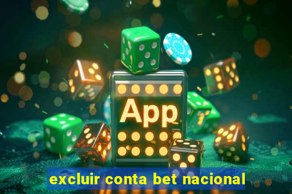 excluir conta bet nacional