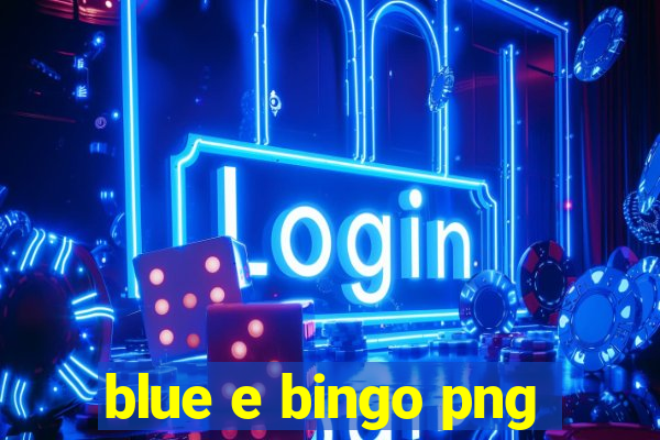 blue e bingo png