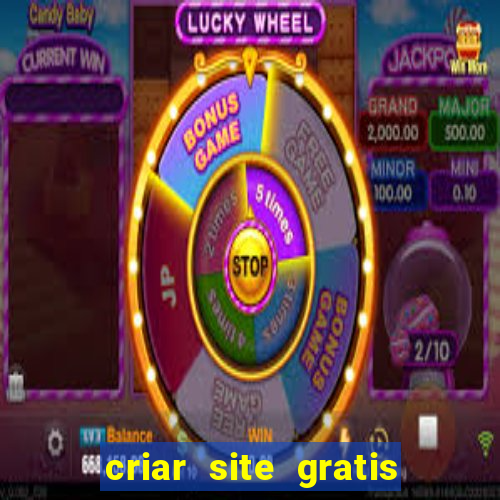 criar site gratis de jogos