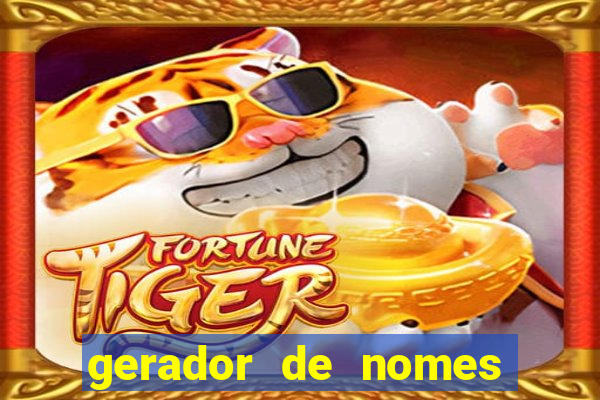 gerador de nomes para jogos