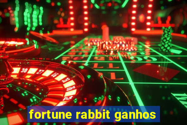 fortune rabbit ganhos