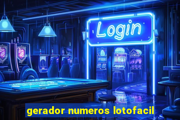 gerador numeros lotofacil