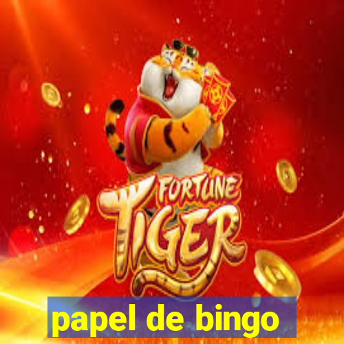 papel de bingo